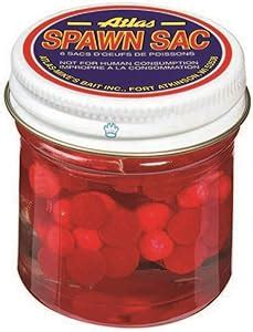 Atlas Mike's Spawn Sack Salmon Fishing Bait Eggs (6 Sacks per .